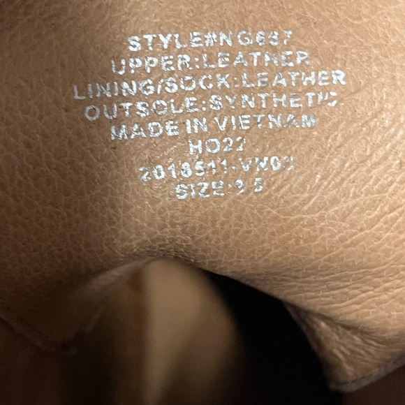 Madewell Boots Women's Rayne Cream Lug Sole Leather Lace Up Combat Casual 9.5 - Picture 10 of 12